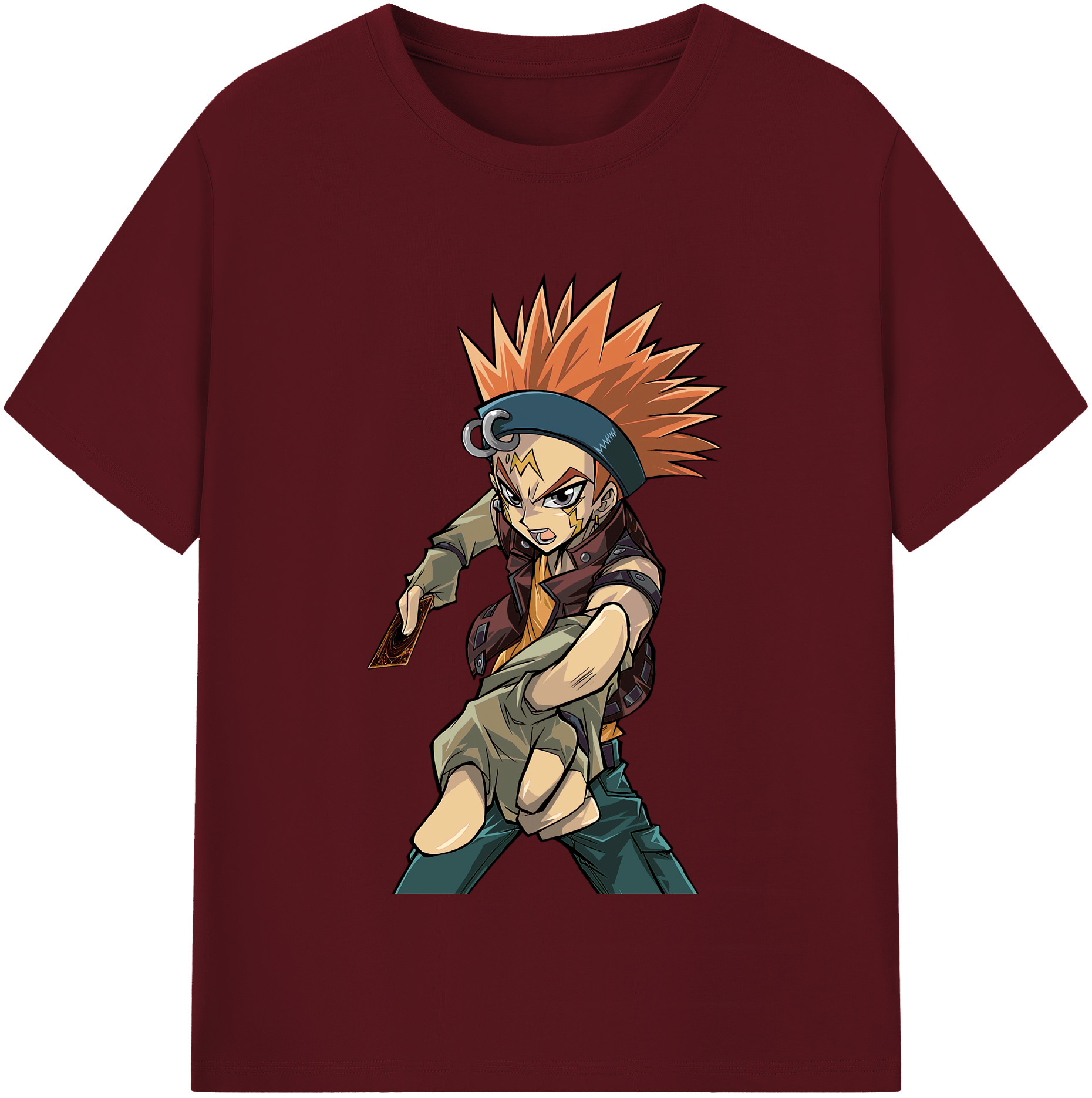 （画像用） 遊☆戯☆王 Yu-Gi-Oh! 綿100％半袖Tシャツ（フロントプリント）